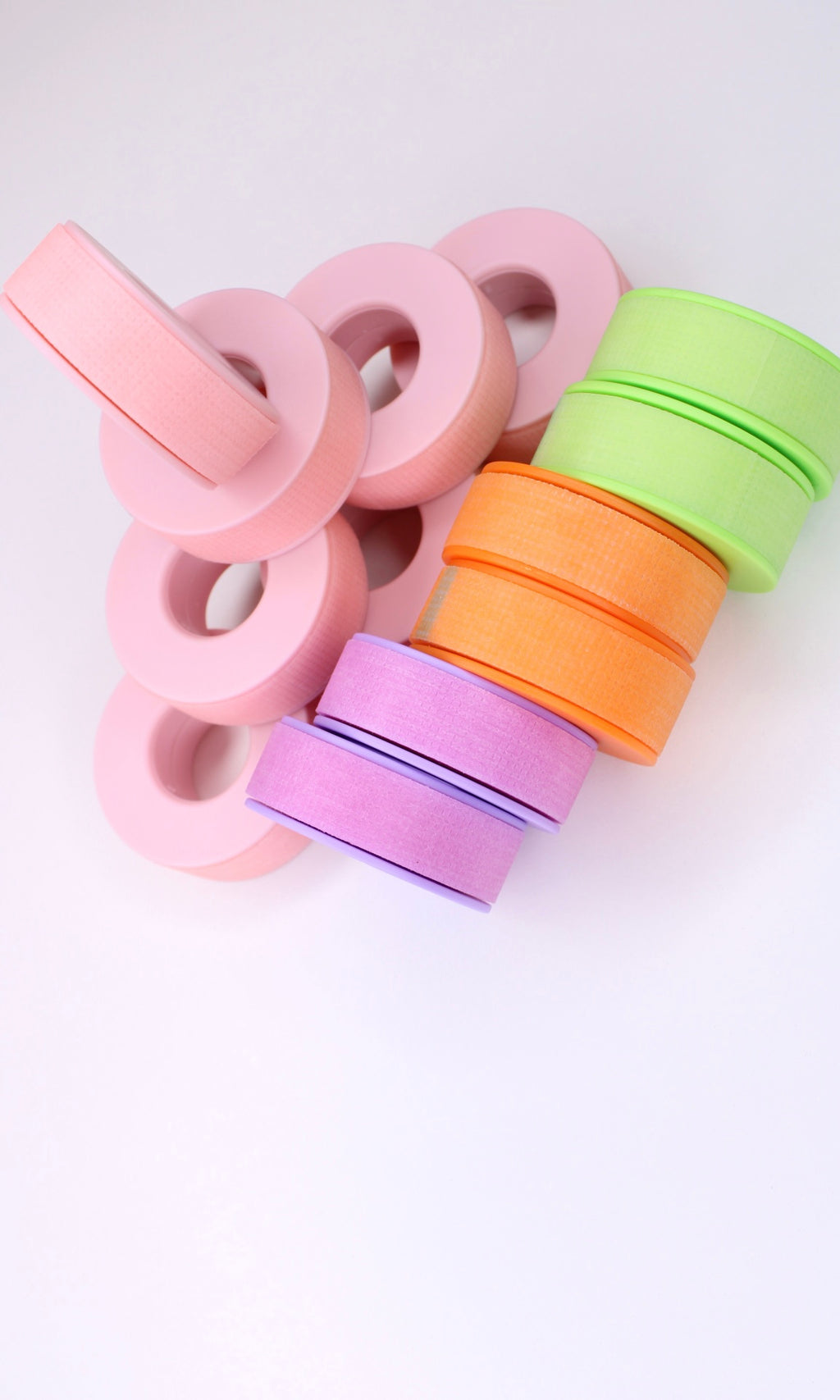 Silicone lash tape